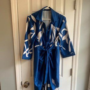 Blue Wrap Dress